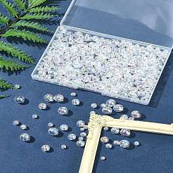 350шт 5 стиля прозрачные акриловые бусины&nbsp;MACR-FS0001-91