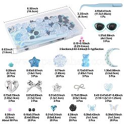 Комплекты фурнитуры для кабошонов из искусственного жемчуга DIY-FS0009-78