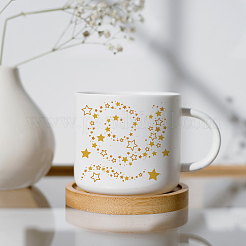 Самоклеящийся трафарет для шелкографии DIY-WH0338-305