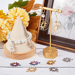 18 шт. подвески из нержавеющей стали 304 двух цветов&nbsp;STAS-BBC0001-77