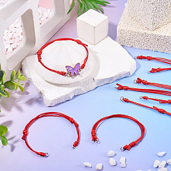 20шт регулируемый корейский вощеный полиэстеровый шнур для изготовления браслета&nbsp;BJEW-TAC0051-12