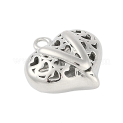 Полые латунные подвески на день святого валентина KK-M289-03V-P