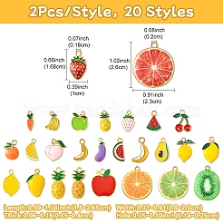 54шт 27 стиля светлые позолоченные подвески из сплава с эмалью&nbsp;ENAM-YW0005-14