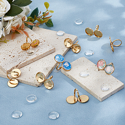 10 шт. фурнитура для открытого манжетного кольца из нержавеющей стали 304&nbsp;DIY-HS0002-21A