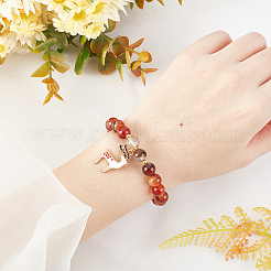 2 прядь бусины из натурального агата&nbsp;G-OC0002-25