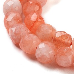 Бусины из натурального белого нефрита&nbsp;G-H028-A09-14