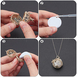 Волоконные подушечки для духа DIY-WH0723-009B