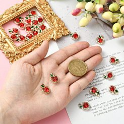 Подвески из сплава и страза&nbsp;PALLOY-CJC0006-71