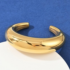 Браслет-манжета из нержавеющей стали 304 для женщин BJEW-K281-01G