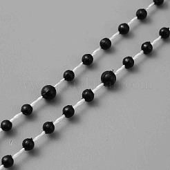 Ожерелья из бисера из пвх NJEW-WH0016-15F