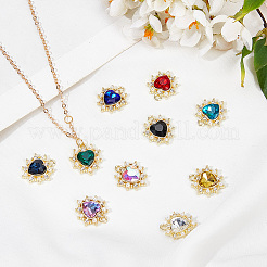 20 шт. подвески из золотого сплава 10 цветов FIND-FI0001-25