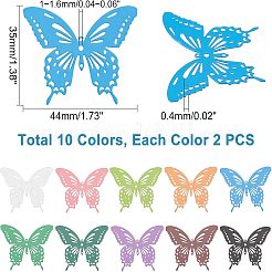 20 шт. филигранные соединительные звенья из нержавеющей стали 430 STAS-UN0030-96