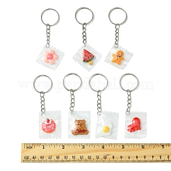 7шт брелок из смолы KEYC-FS00019