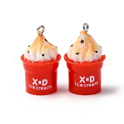 Подвески из непрозрачной смолы&nbsp;RESI-I337-02P