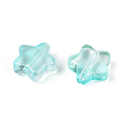 Прозрачные стеклянные бусины GLAA-T025-30F