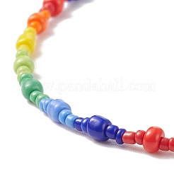 Колье из бисера для женщин NJEW-JN03931