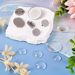 Набор для изготовления броши из нержавеющей стали 304 в виде купола своими руками&nbsp;DIY-TA0009-60