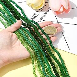 Стеклянные бусины с гальваническим покрытием &nbsp;EGLA-FS0001-42B