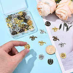 48шт 6 стиля подвески из сплава в тибетском стиле&nbsp;FIND-YW0007-25