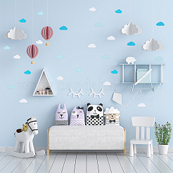 120 шт. крафт-бумага в форме облака&nbsp;DIY-OC0014-DD