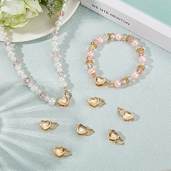 8 шт. латунные застежки-замки KK-BBC0019-68