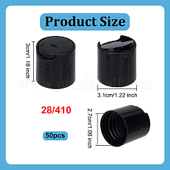 Полипропиленовые пластиковые колпачки AJEW-WH0248-772C-02