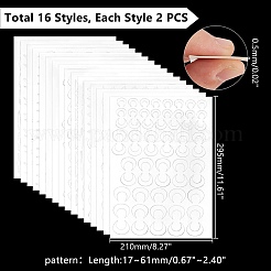 32 шт. 16 стиля бумажная старинная шпилька для поделок инструмент материал&nbsp;DIY-PH0023-46