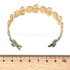 Браслеты из нержавеющей стали 304 с эмалью для женщин&nbsp;BJEW-D408-40G