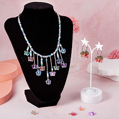 60шт 15 стиля прозрачные стеклянные подвески&nbsp;FIND-TA0004-51