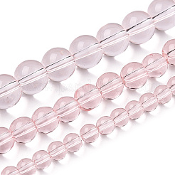 Прозрачные стеклянные бусины GLAA-T032-T6mm-10