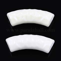 Запекание окрашенных акриловых трубчатых бусин OACR-N137-02