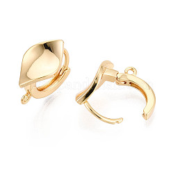 Латунная фурнитура для хооп серег KK-N263-130G