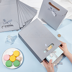 Прямоугольные бумажные подарочные пакеты CARB-WH0017-14B-03