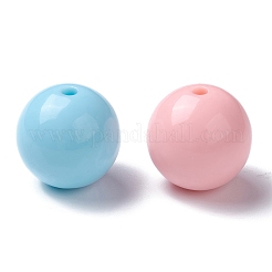 Непрозрачные акриловые бусины MACR-S370-C20mm-M1