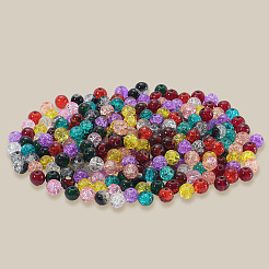 330 шт. 11 цвета окрашенные распылением хрустальные стеклянные бусины DGLA-LT0001-07