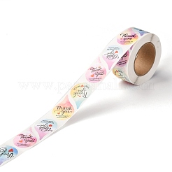 Слово спасибо слезинка ролл наклейки DIY-B031-03