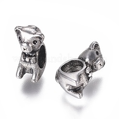 Европейские бусины из нержавеющей стали 304 STAS-I121-13AS