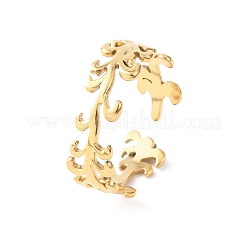 Кольца-манжеты из нержавеющей стали 304 для женщин&nbsp;RJEW-K309-21G