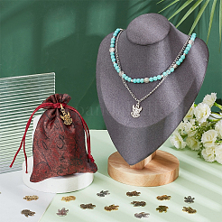 120 шт. 3-цветные подвески в виде ангела в тибетском стиле из сплава&nbsp;TIBEP-PH0001-66