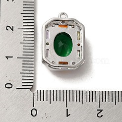 Латунные микро проложить кубического циркония подвески ZIRC-P114-12P