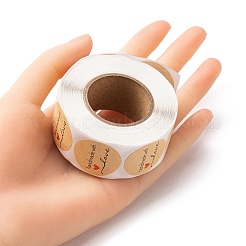 1-дюймовые рулоны наклеек ручной работы с любовными наклейками STIC-YW0001-03