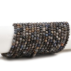 Натуральный кианитовые бисер пряди G-Z104-B01-4mm-B