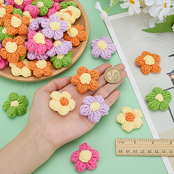 50 шт. 5 цвета хлопчатобумажные аксессуары для вязания вручную&nbsp;DIY-ME0001-44B