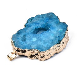 Естественно druzy агат подвески G-S359-311