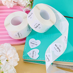 2 рулон сердца с наклейками-благодарностями&nbsp;DIY-TA0013-58A