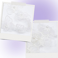 3 ярд вышитого цветочного полиэстерового кружева&nbsp;OCOR-GF0002-53