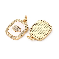 Латунные микро проложить кубического циркония подвески&nbsp;KK-K408-21G