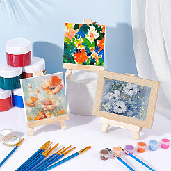 Складной деревянный треугольный мольберт WOOD-WH0034-52A