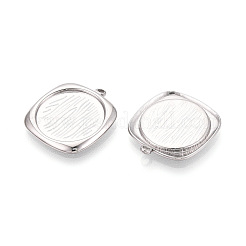 Оправы для подвесок из нержавеющей стали 304 в виде кабошонов STAS-T067-18P