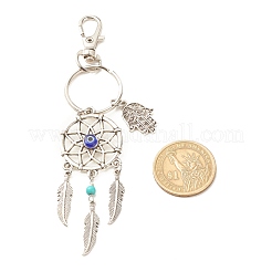 Брелок с подвеской из сплава в тибетском стиле KEYC-JKC00316